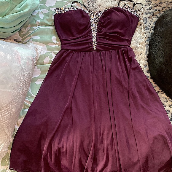 speechless brand purple homecoming dress - Picture 1 of 2